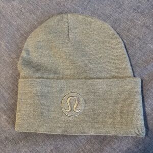 lululemon athletica Heather Gray Knit Beanie